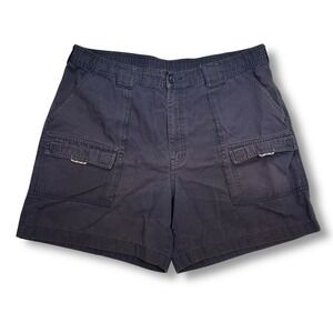 L.L. Bean Men's Cargo Shorts Size 38 Blue Utility Outdoor‎ Casual Cotton Blend